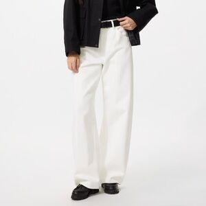 Uniqlo BARREL Jeans White Size 25